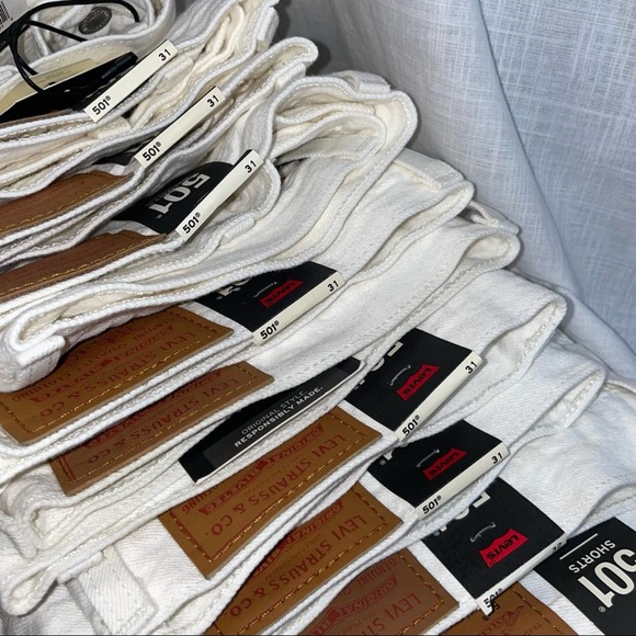 NWT Levi’s 501 Original Short in Keep It Clean - Picture 15 of 16